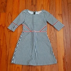 Adorable Striped Dress!! Fluorescent Accents.